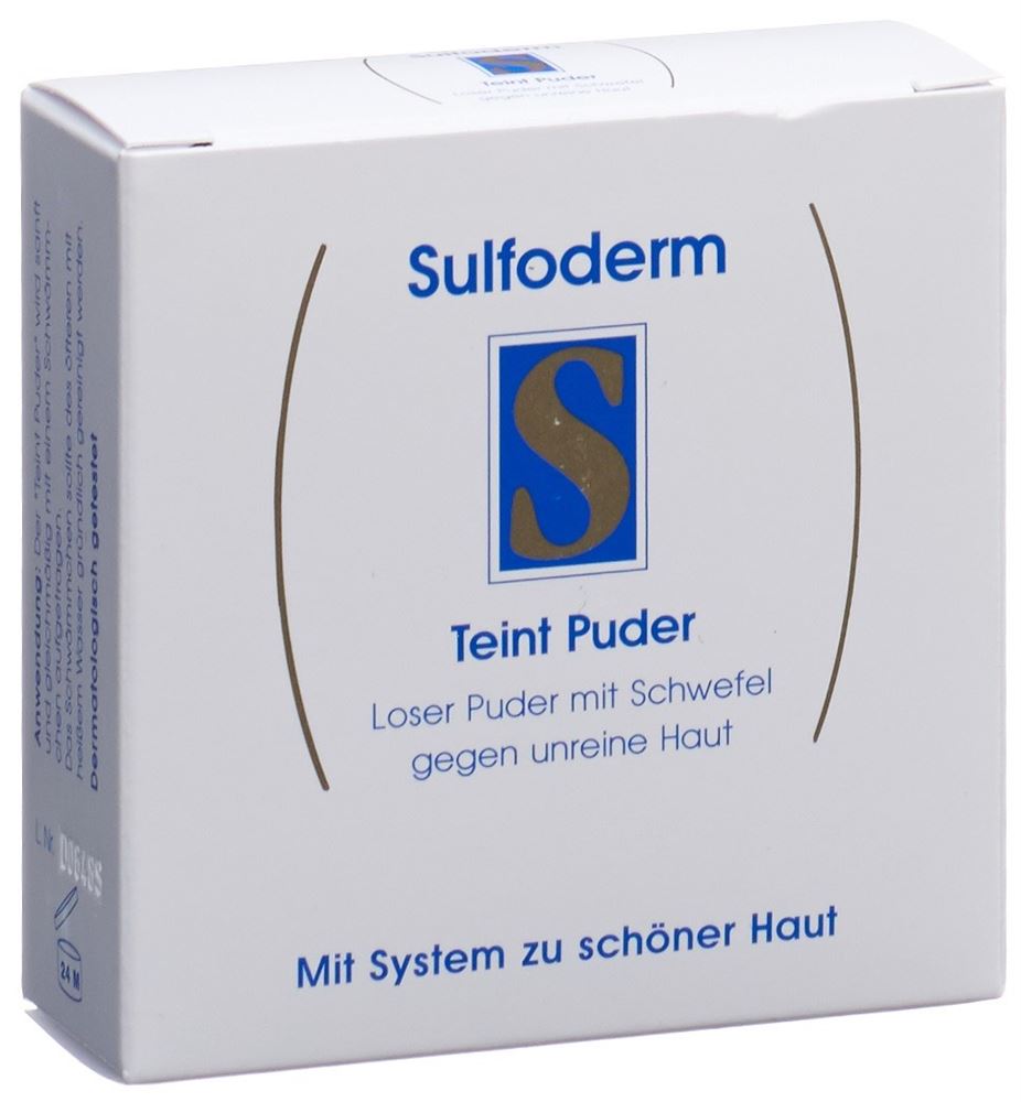 Sulfoderm S Teint Puder<br>20 g, Dose, Puder