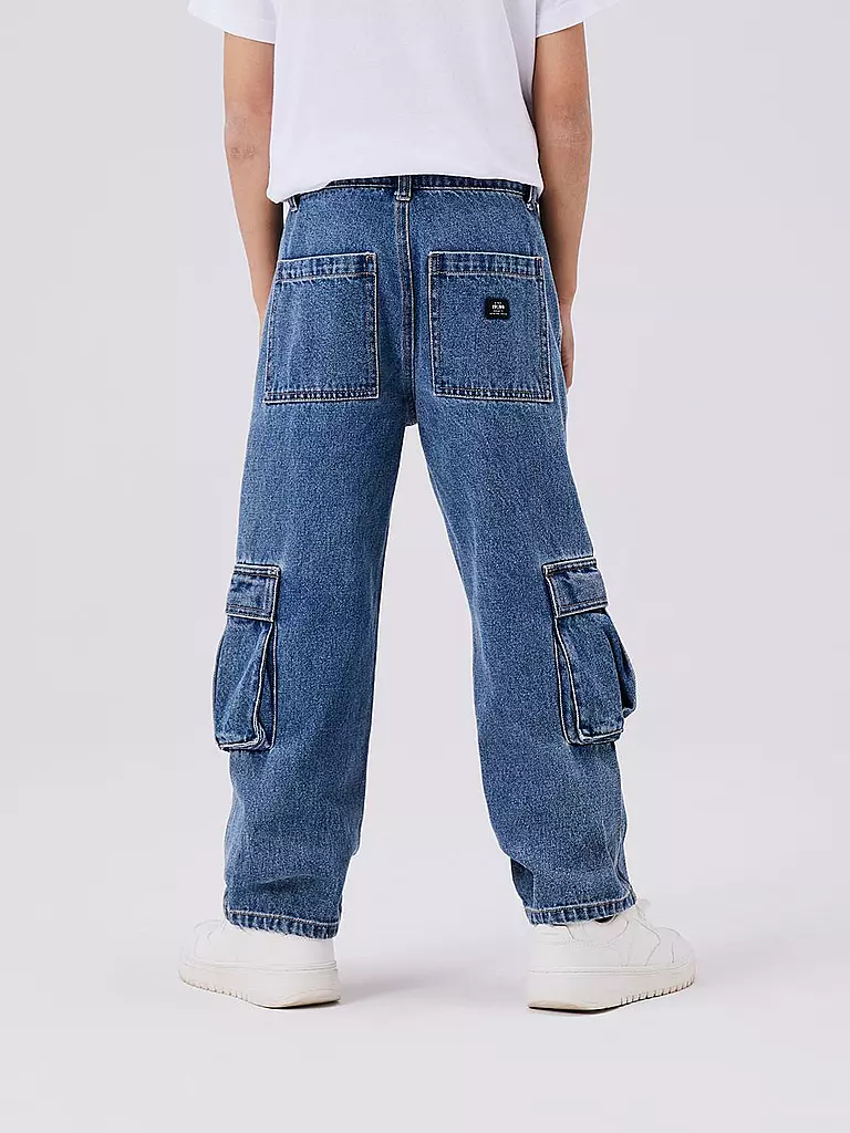 NAME IT Jungen Cargojeans NKMRYAN blau