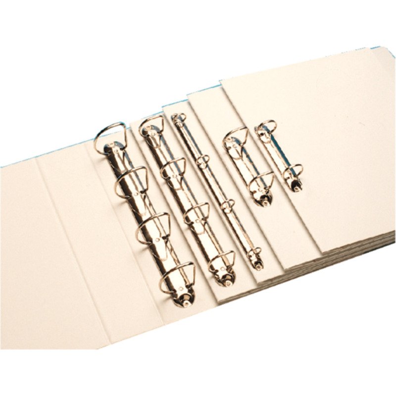 Classeur 4 anneaux cartonné Esselte personnalisable A4 - Dos 6,5 cm blanc