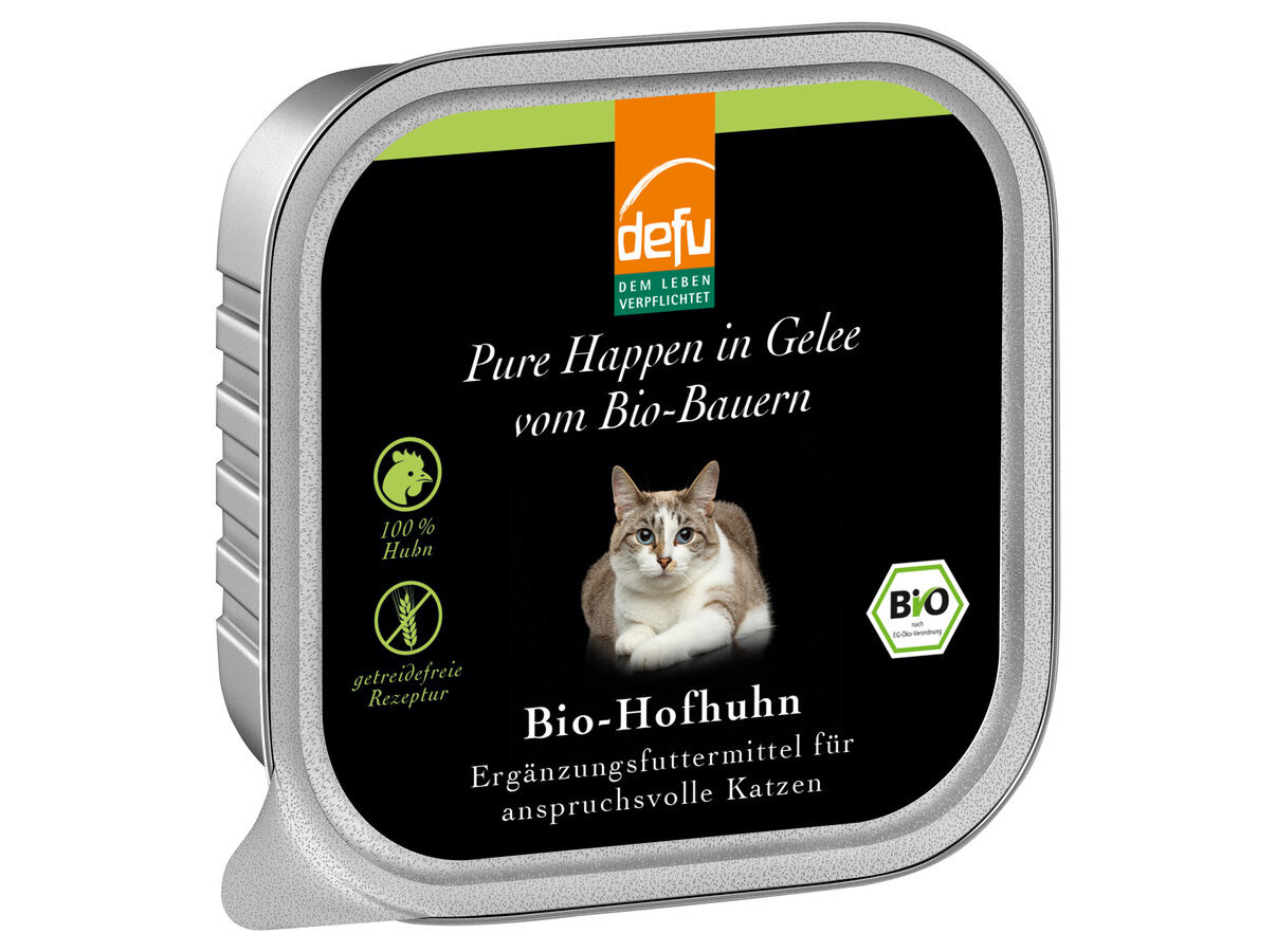 COMIDA HÚMIDA BIO GATO DEFU FRANGO EM GELEIA 100G