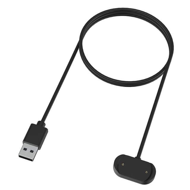 USB oplader til Amazfit GTR 3/GTR 3 Pro / GTS 3 Sort