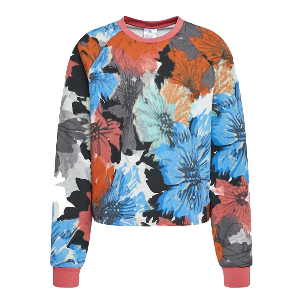 Adidas Sweat à fleurs Multicolore Femme Adidas Allover Print