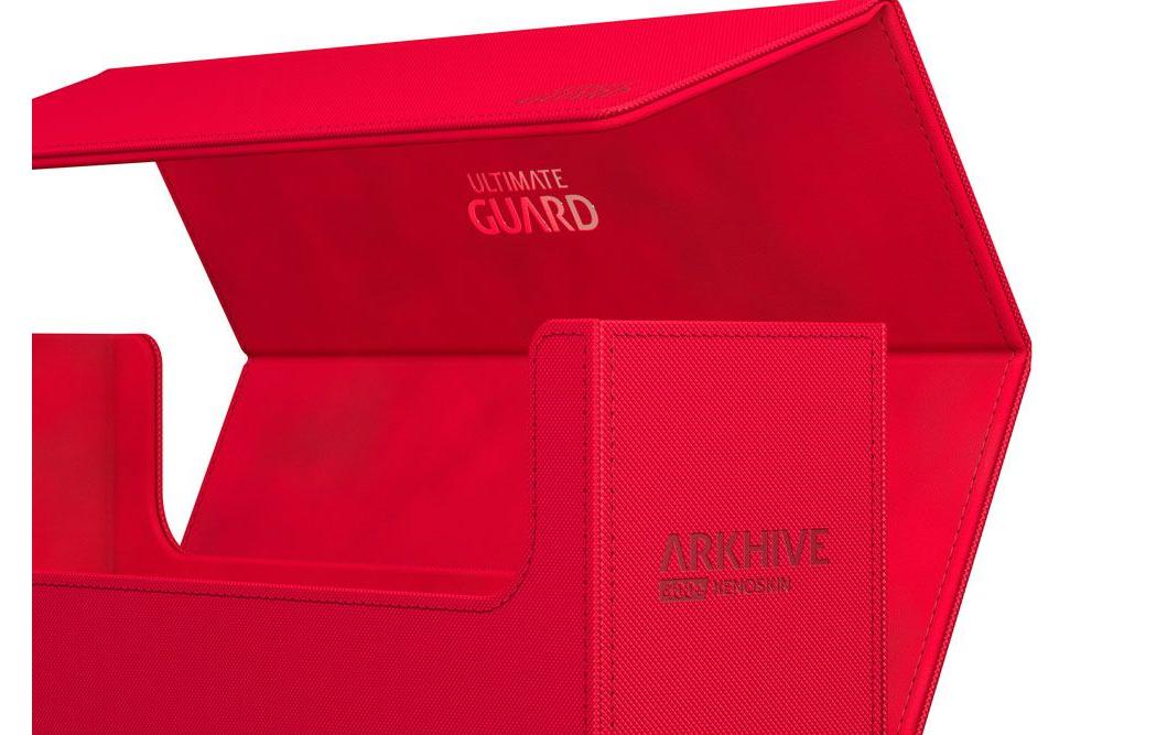 Kartenbox XenoSkin Arkhive Monocolor 400+ RotHochwertige Box für Sammelkarten in Standardgrösse