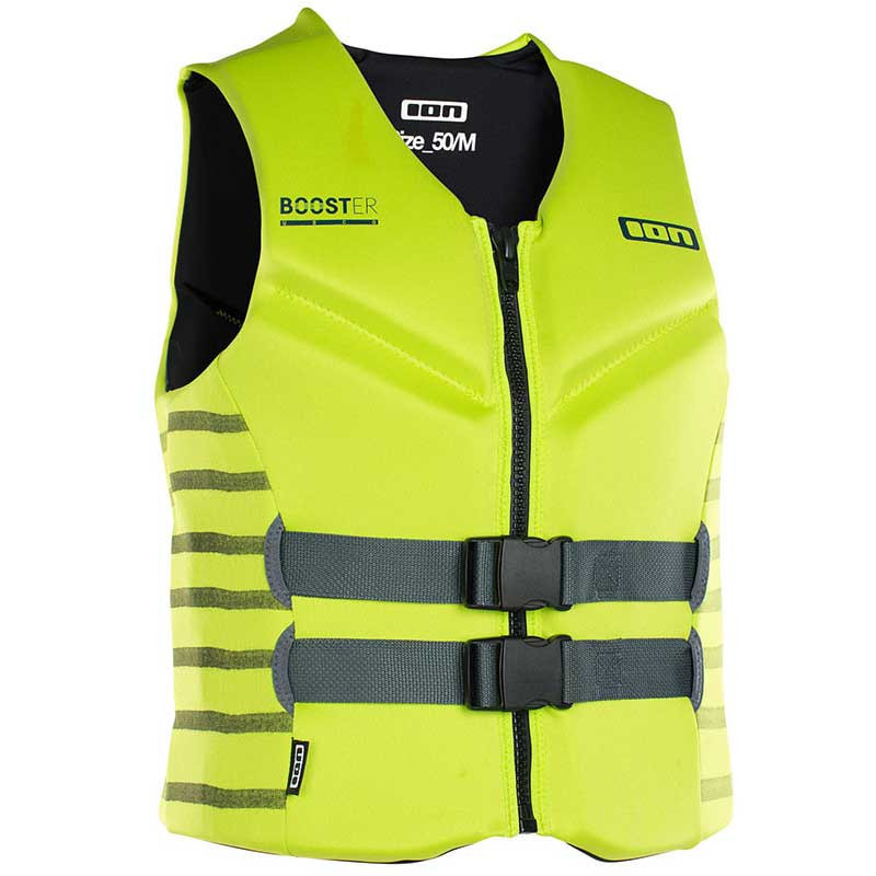 Gilet de flottabilite ion booster 50 newton frontzip lime