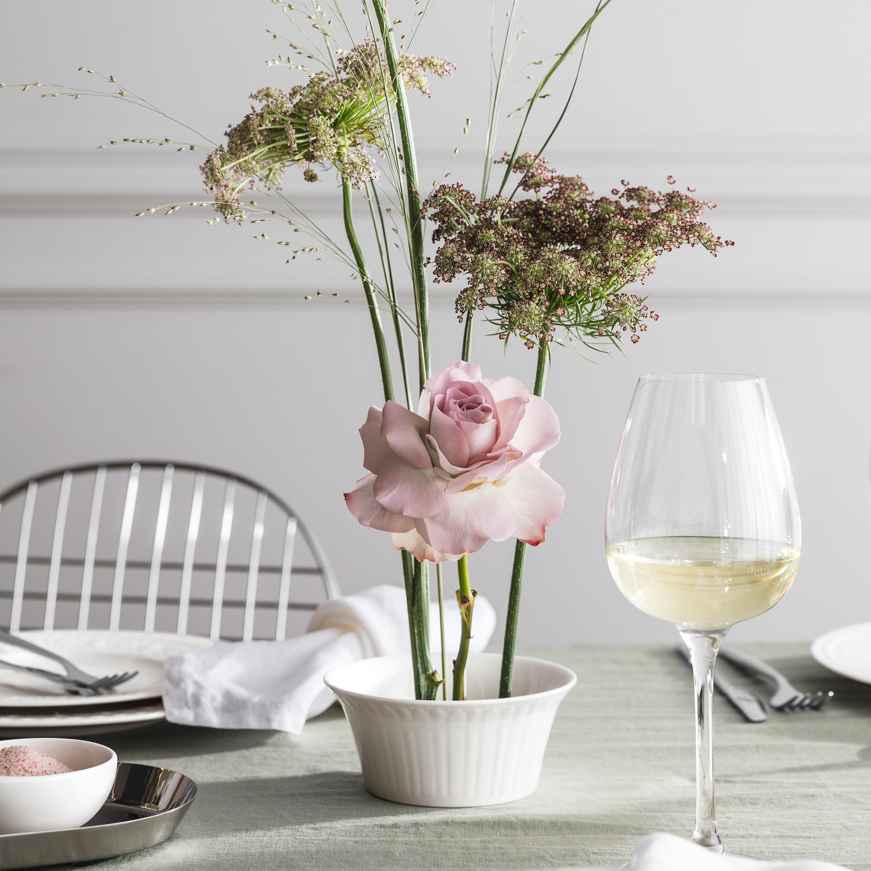 Cellini Dessert bowl White, 7.2 oz, Premium Porcelain