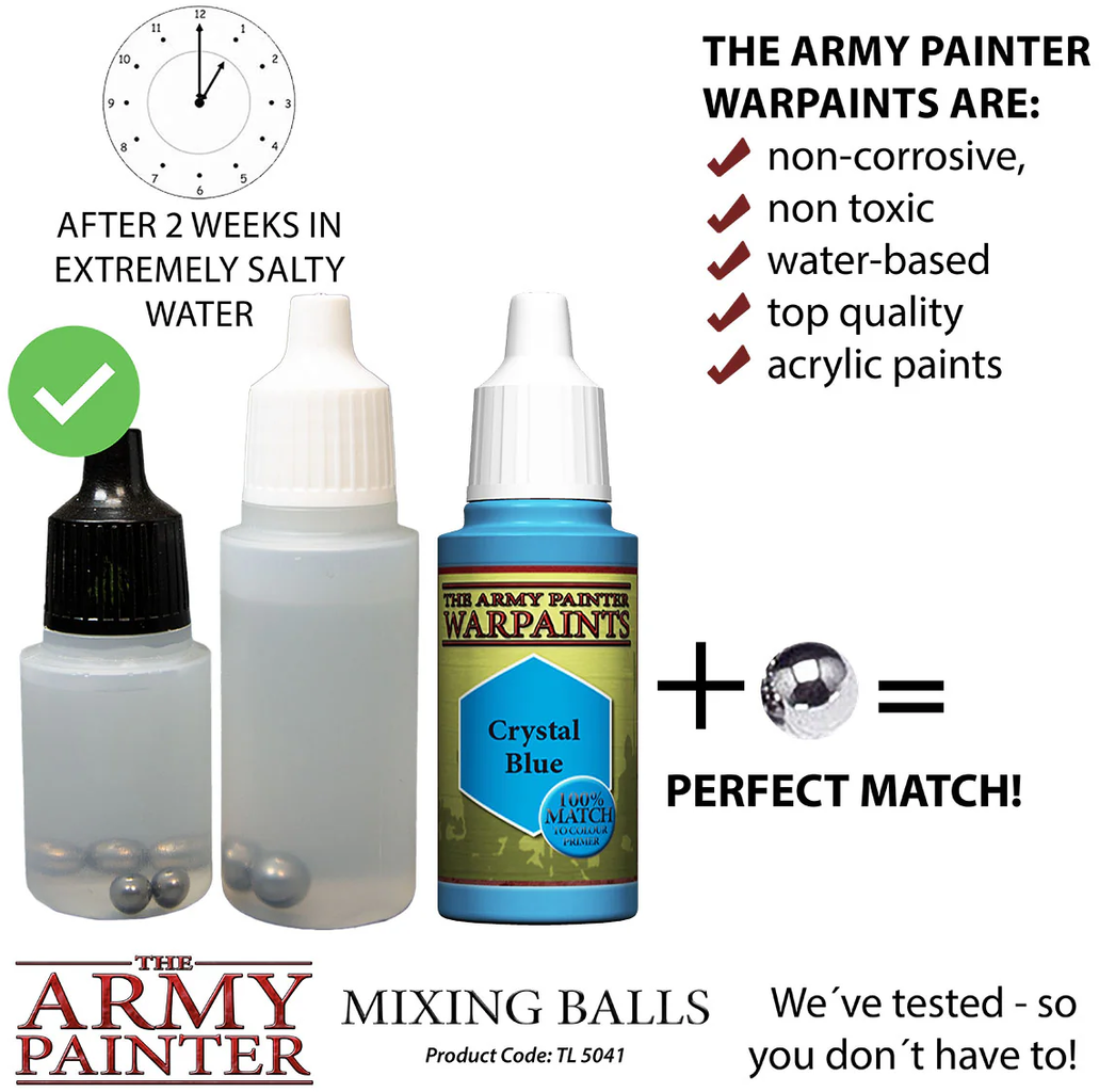 The Army Painter  Mixing balls    Der Schlüssel zu perfektem Farbmix