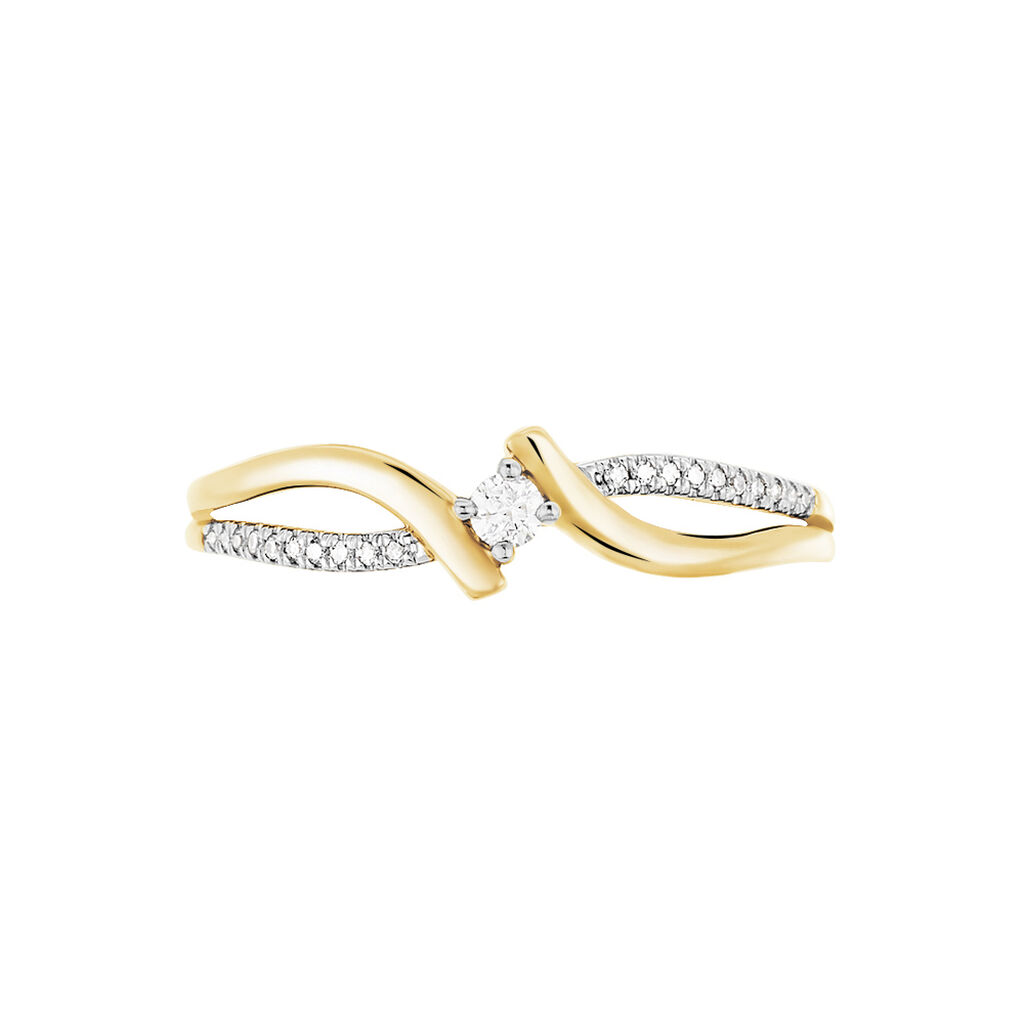 Bague Orianna Or Jaune Diamant