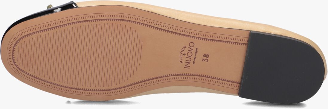 INUOVO beige inuovo ballerina's a94001