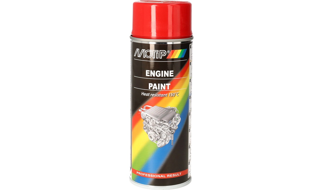 Motormaling Rød 400 ml. syntetisk