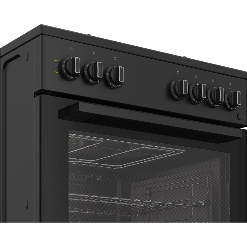 Cuisinière mixte Indesit I6M5PCB Noir