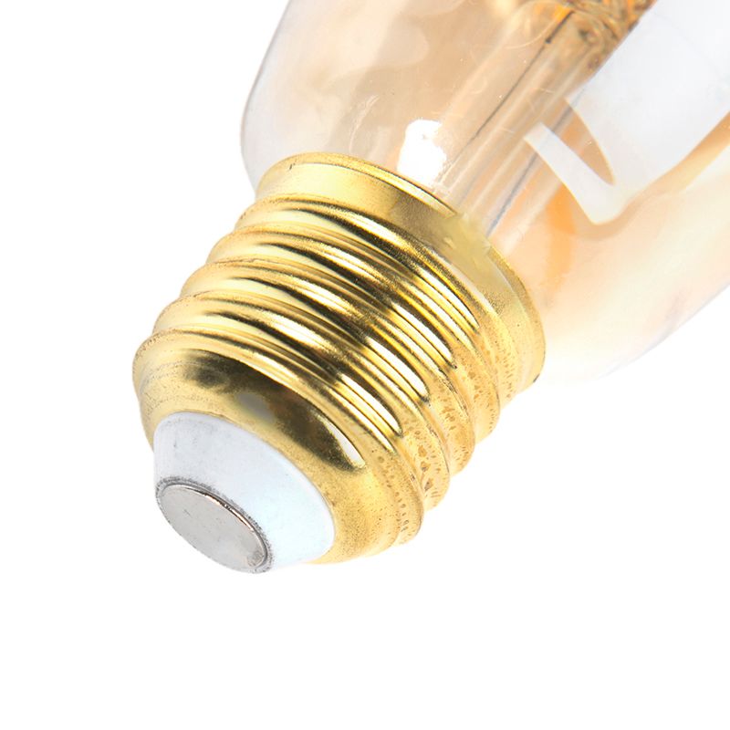Set van 3 E27 dimbare LED lampen ST64 goldline 5W 380 lm 2200K
