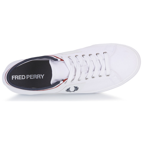 Fred Perry - UNDERSPIN TIPPED CUFF TWILL - Blanc / Marine