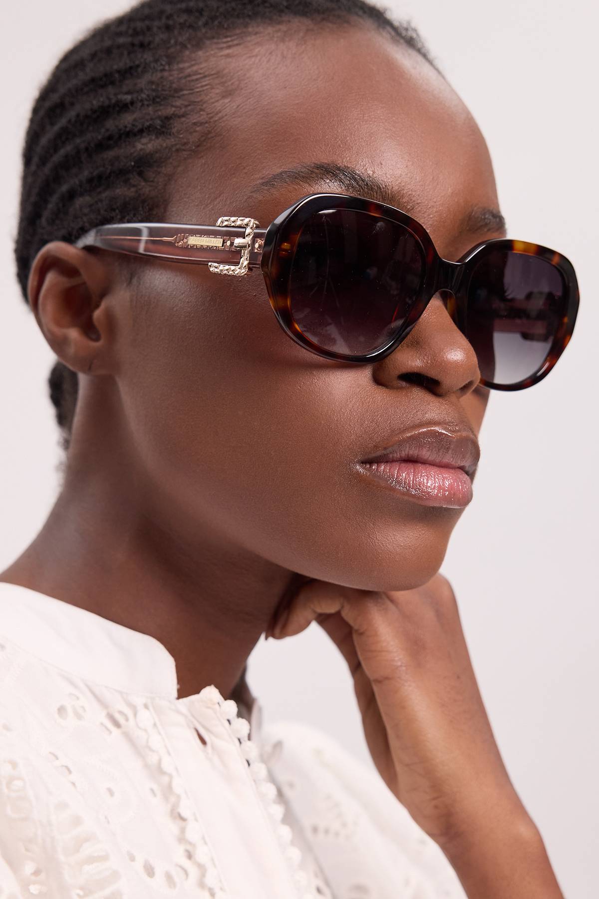 KarenMillen Lunettes De Soleil Arrondies Avec Détail Boucle