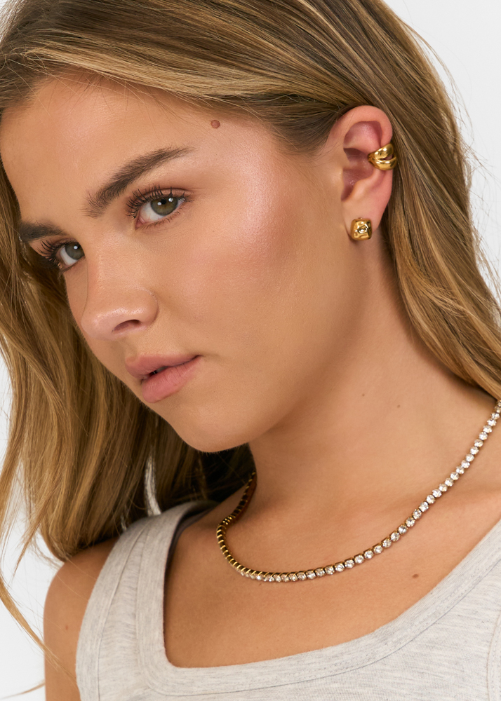 Noor ear cuff goud