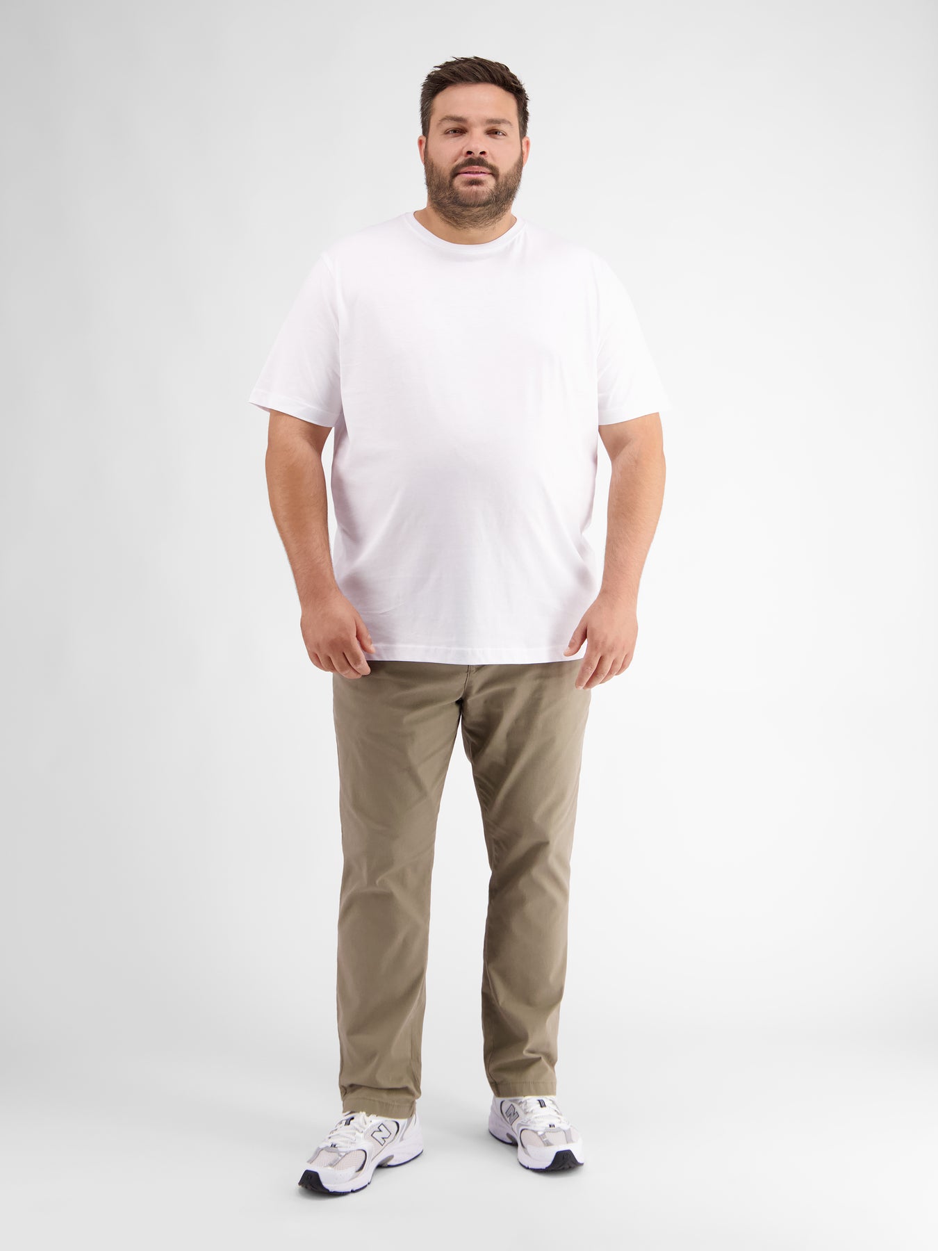 Rundhals Doppelpack T-Shirt für Herren in Premium Baumwollqualität