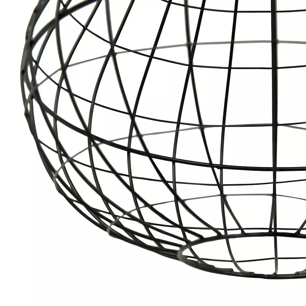 Suspension lumineuse en métal (D30 cm) Asyn Noir