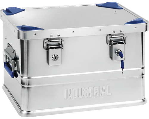 Aluminium box Industrieel 30 L 430 x 270 x 335 mm zilver