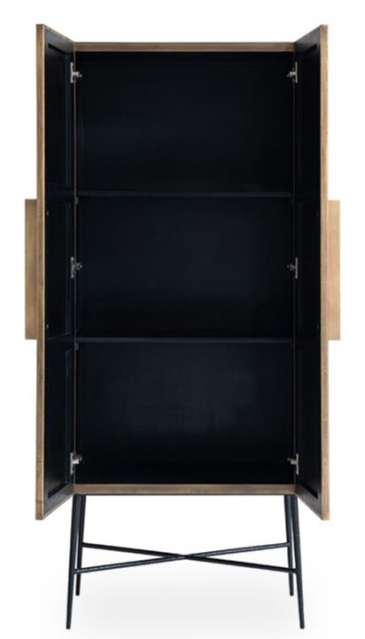 Wandkast 210589 Ironville B75 x D40 x H182 cm