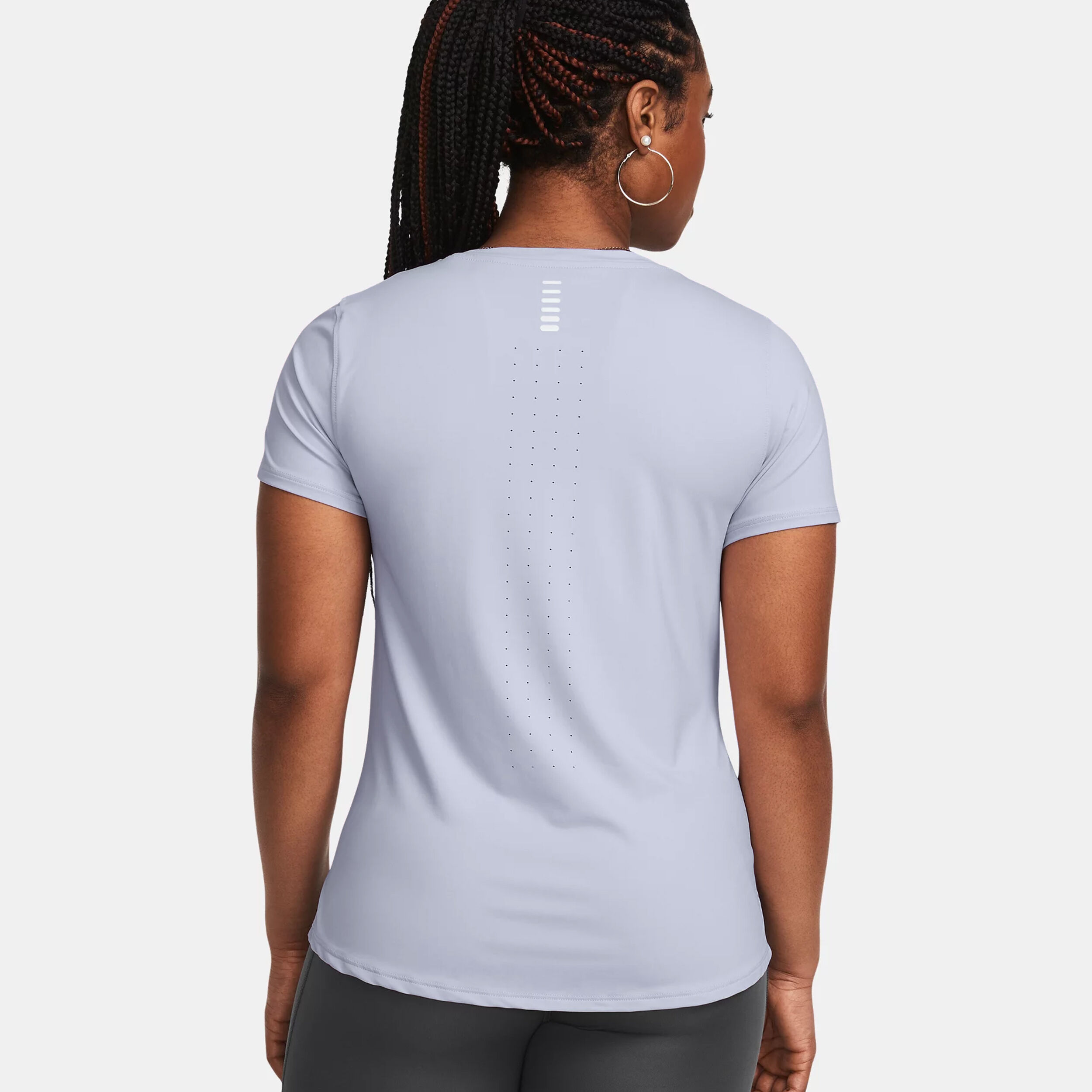 Under Armour Laser SS Maillot De Course Femmes - Violet