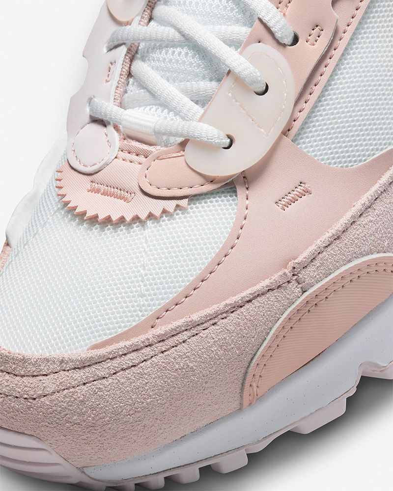 Chaussures Nike Air Max 90 Blanc & Rose pour femme