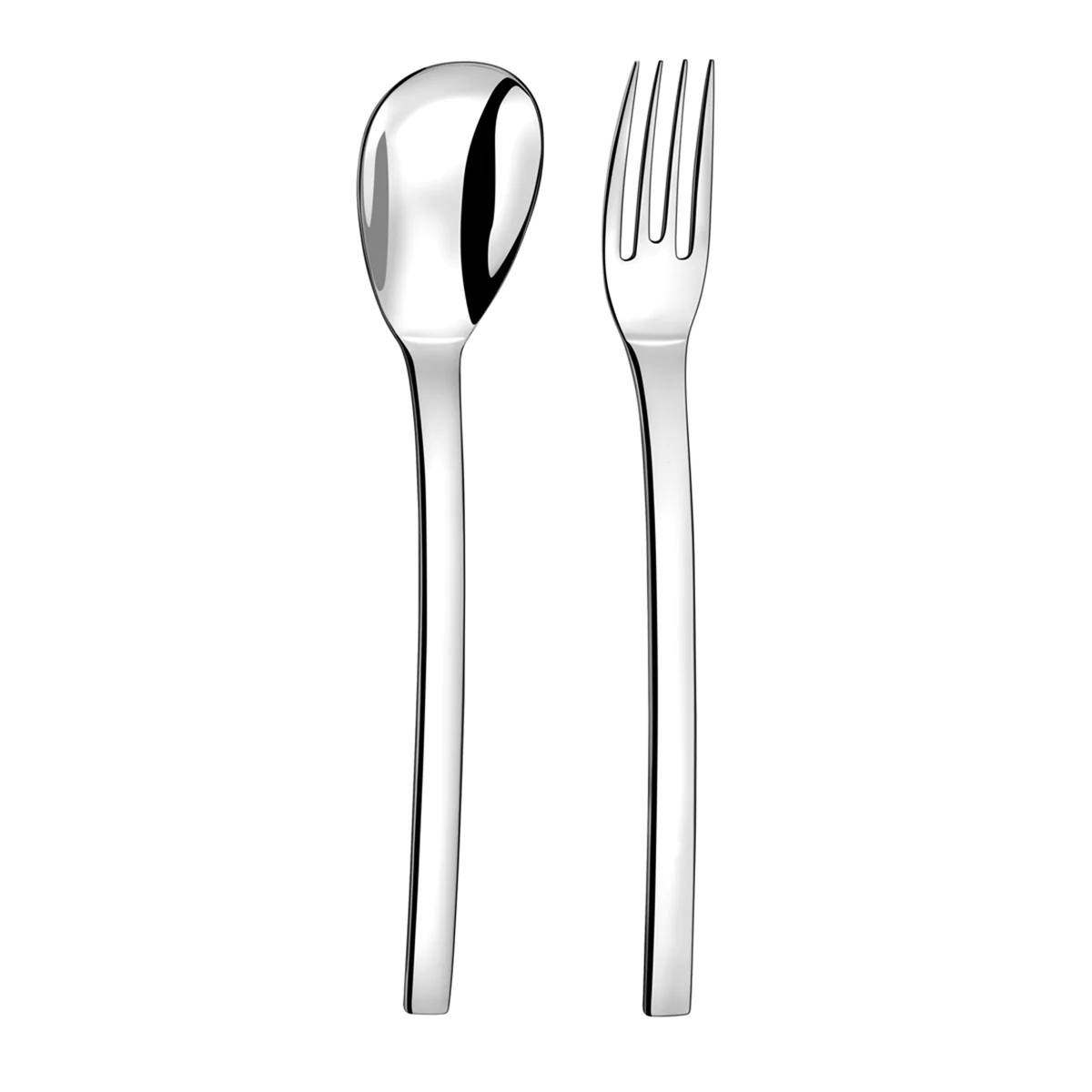 Pix'Elle - Fourchette et cuillère de service Couzon