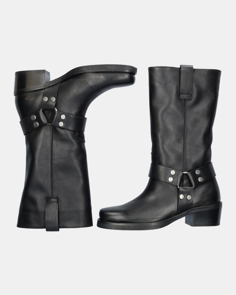 Nelson Bikerboots  - zwart