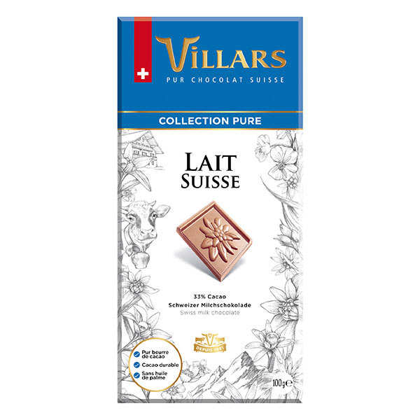 Chocolat suisse au lait Villars