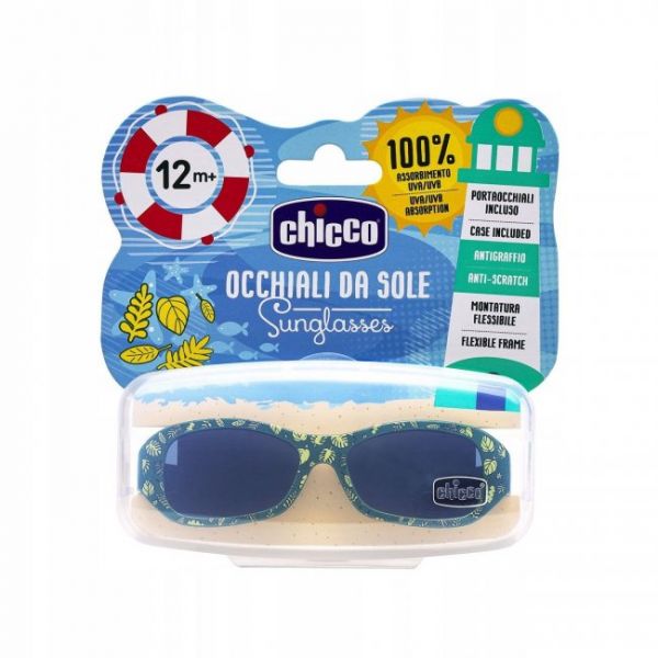 Chicco Óculos de Sol Menino Verde Folhas 12M