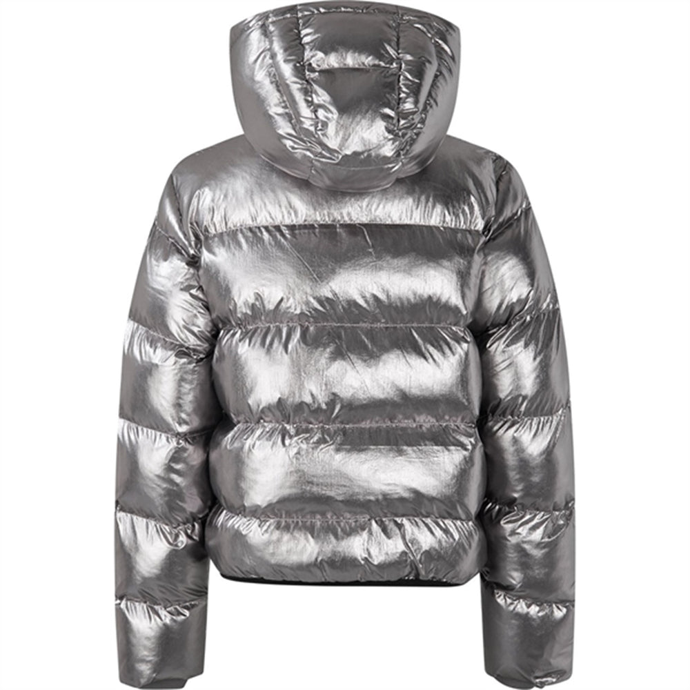 Shiny Crinckle Jojina Jakke Asphalt