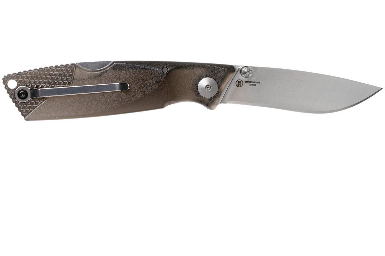 Ontario Wraith Folder 8798SMK Ice Series Smoke zakmes