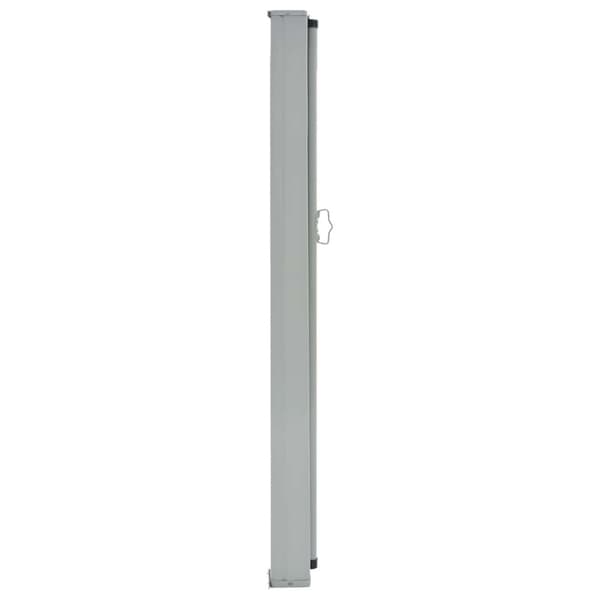 vidaXL Uttrekkbar sidemarkise 80x300 cm svart