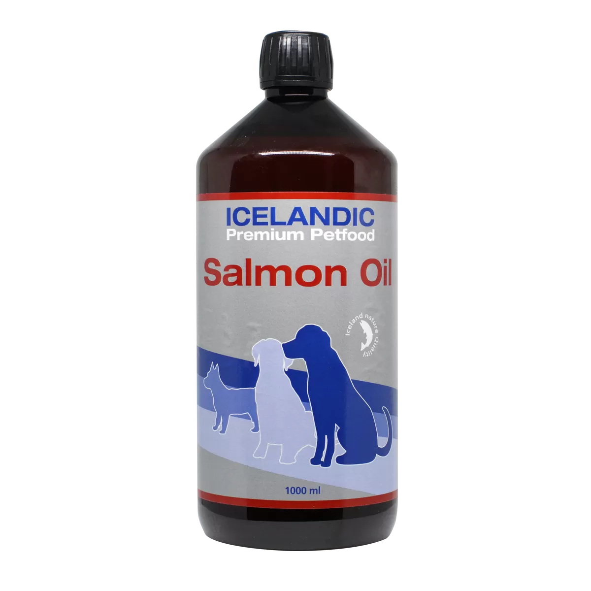 Iceland Pet lakseolie 100% ren - 1000 ml