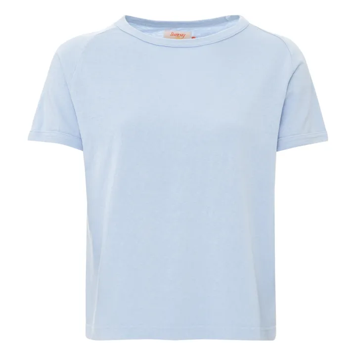 sunray T-shirt Laka Femme Coton Recyclé 260g | Bleu Clair