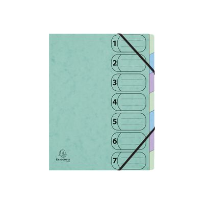 Exacompta Aquarel Harmonika - Trieur 7 positions - disponible dans différentes couleurs