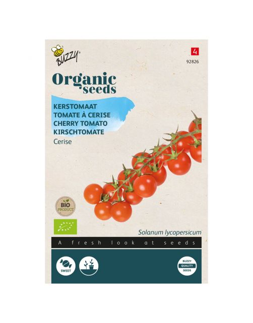 Buzzy Organic Kerstomaten Cerise  - Bio - Groentezaden - 100 g