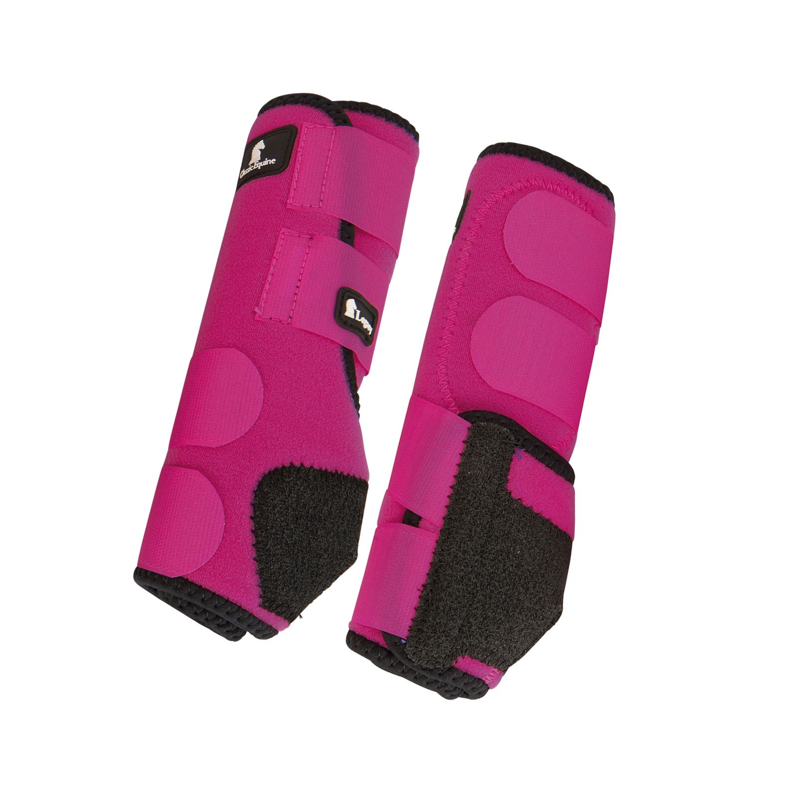 Classic Equine US-Hippopren-Gamaschen, hinten  - fuchsia