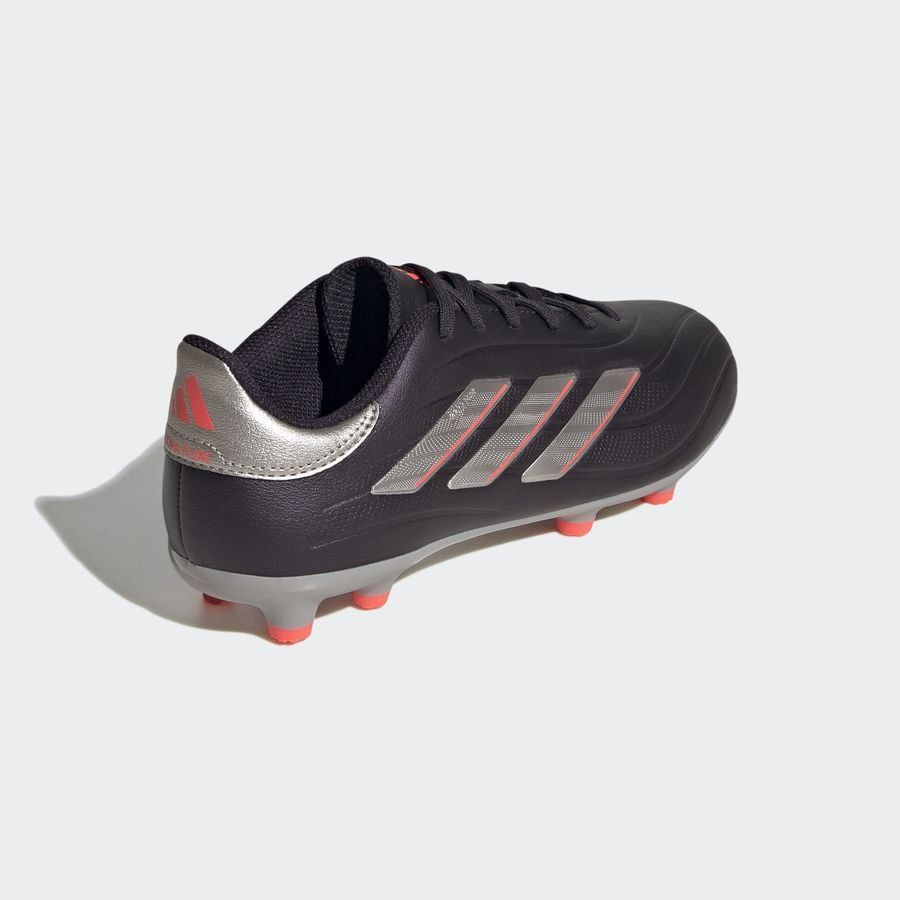 adidas Copa Pure 2 League FG Vivid Horizon - Aurora Black/Argenté/Turbo Enfant