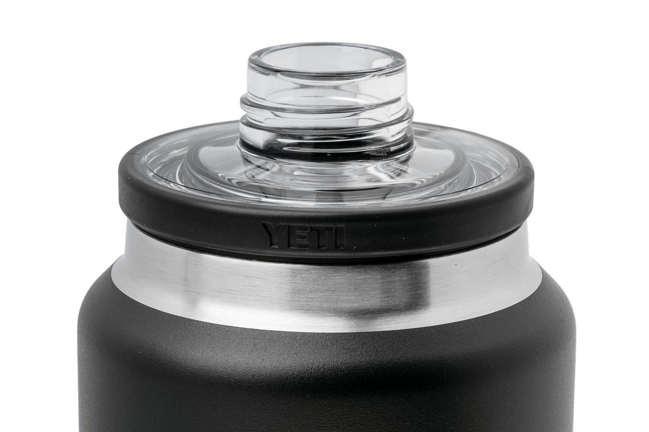 Yeti Rambler Bottle 36oz Chug Cap, Black, thermosfles met drinkdop, 1L