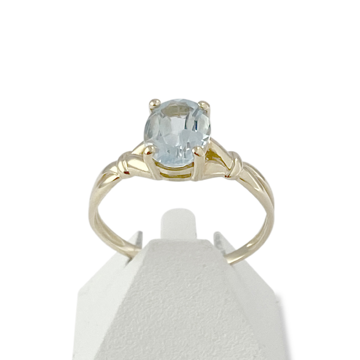 Bague d'occasion or 750 jaune topaze