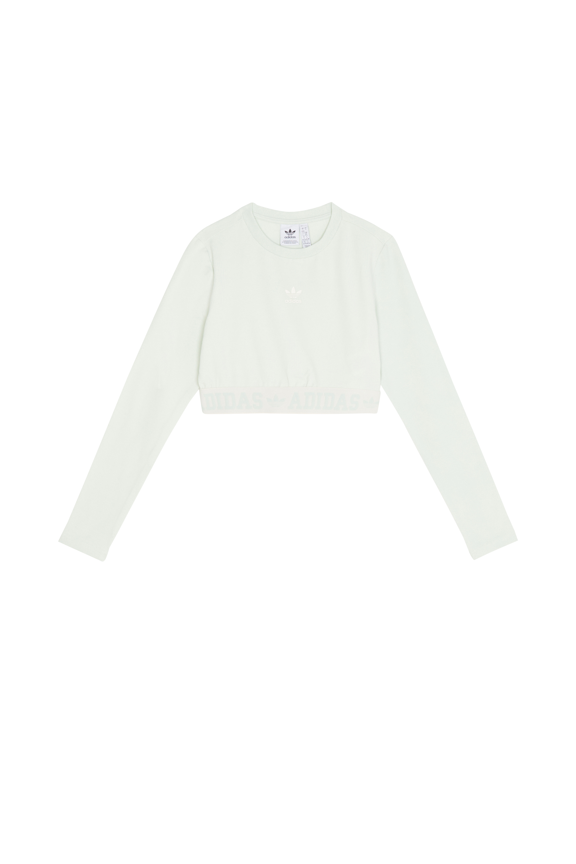ADIDAS T-shirt  SLIM LS TEE Vert