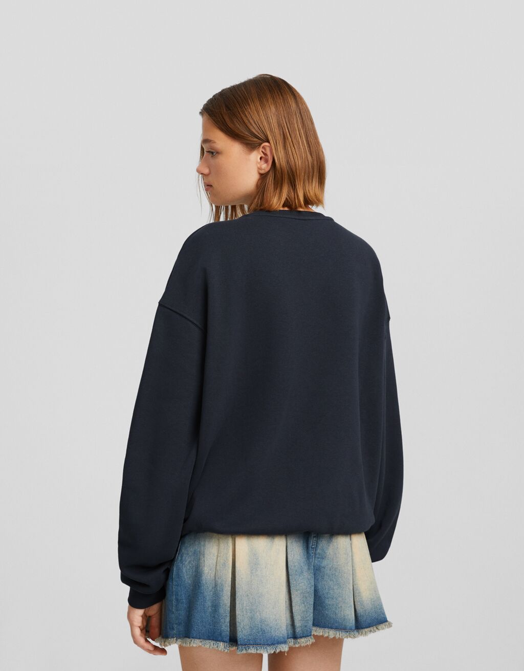 Moletom estampado oversized