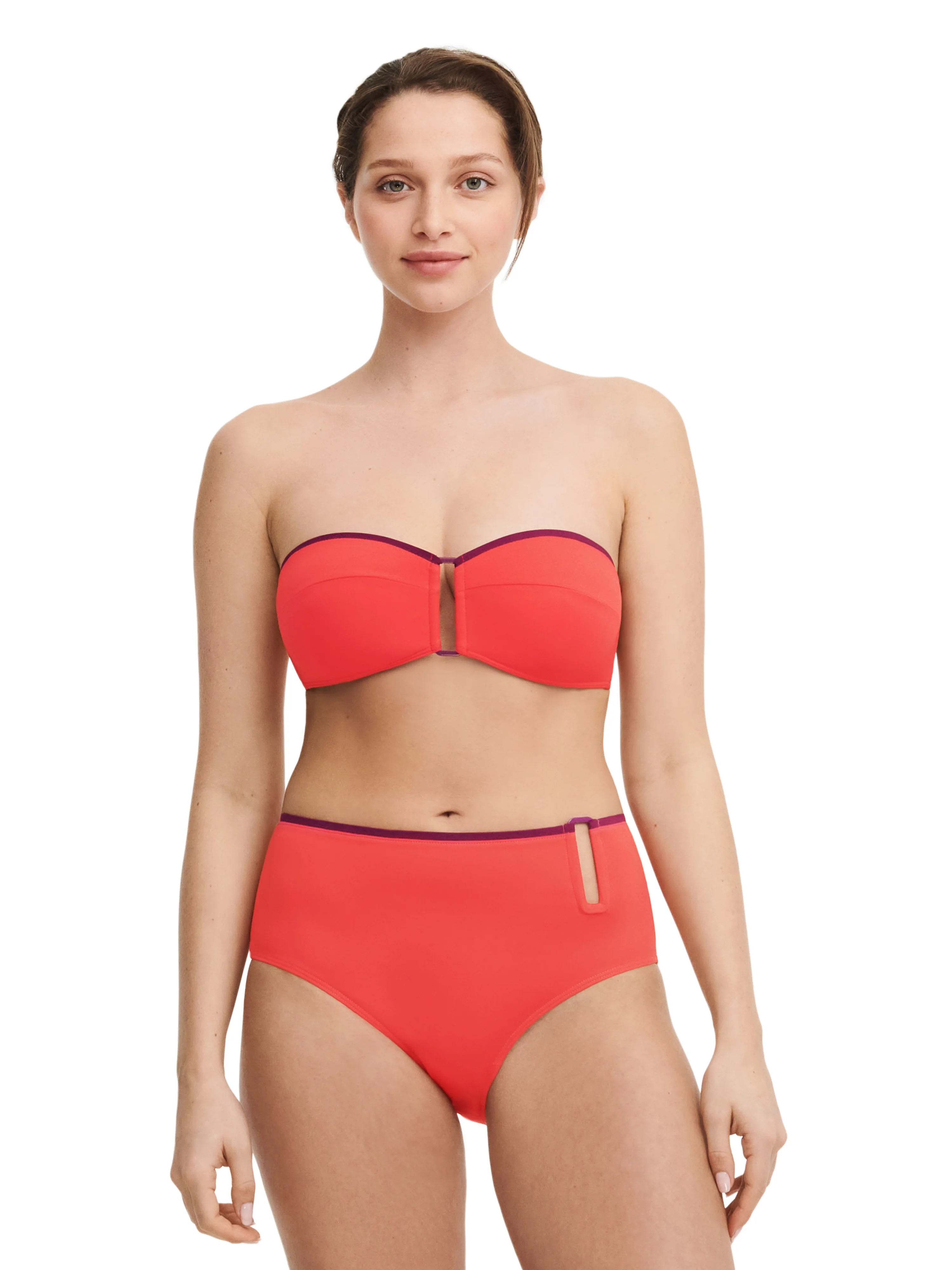 AUTHENTIC - Haut de maillot de bain sans armature bandeau bretelles amovibles | Multicolore
