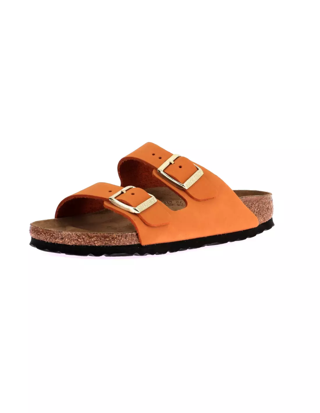 BIRKENSTOCK ARIZONA LENB BURNT ORANGE - Mules & sabots Orange