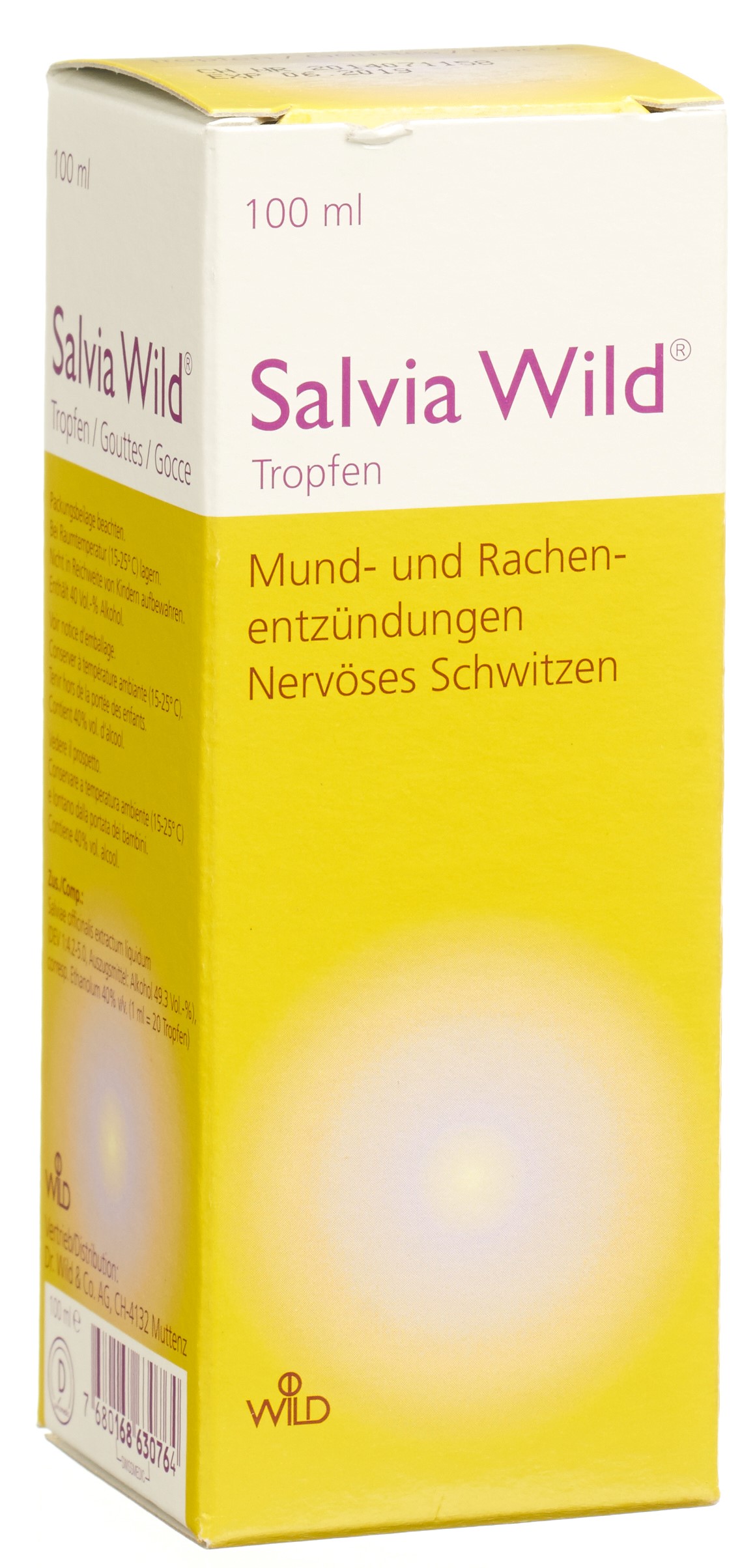 SALVIA WILD Tropfen Fl 100 ml<br>100 ml, Flasche, Tropfen zum Einnehmen, Flüssigkeit