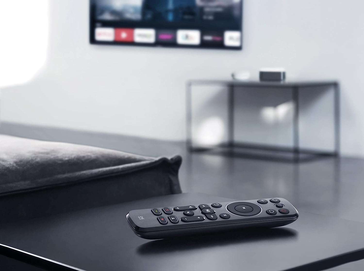 Streaming Universal Ersatz Fernbedienung für TV / Streaming / Sound Bar URC 7935 (Batteriebetrieben) - Schwarz