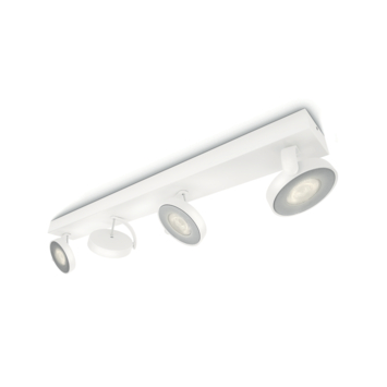Philips Opbouwspot MyLiving Clockwork LED Wit 4 x 4,5W