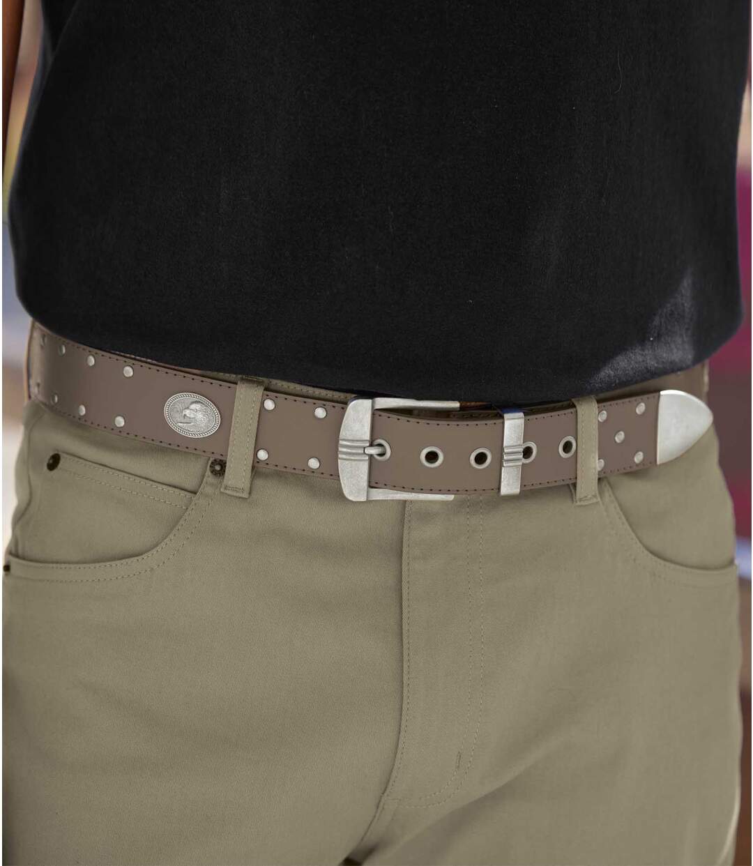 Ceinture en Croûte de Cuir Atlas®