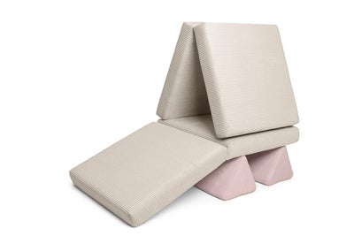 Shappy Play Byggbar Sofa 160x80 cm Cord, Lollipop
