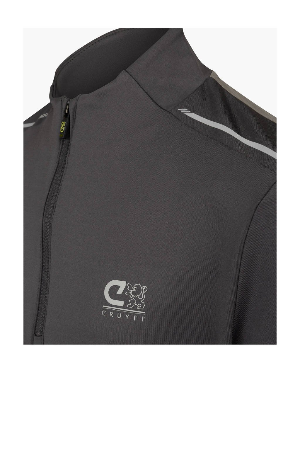 Cruyff sportshirt Ametrine antraciet