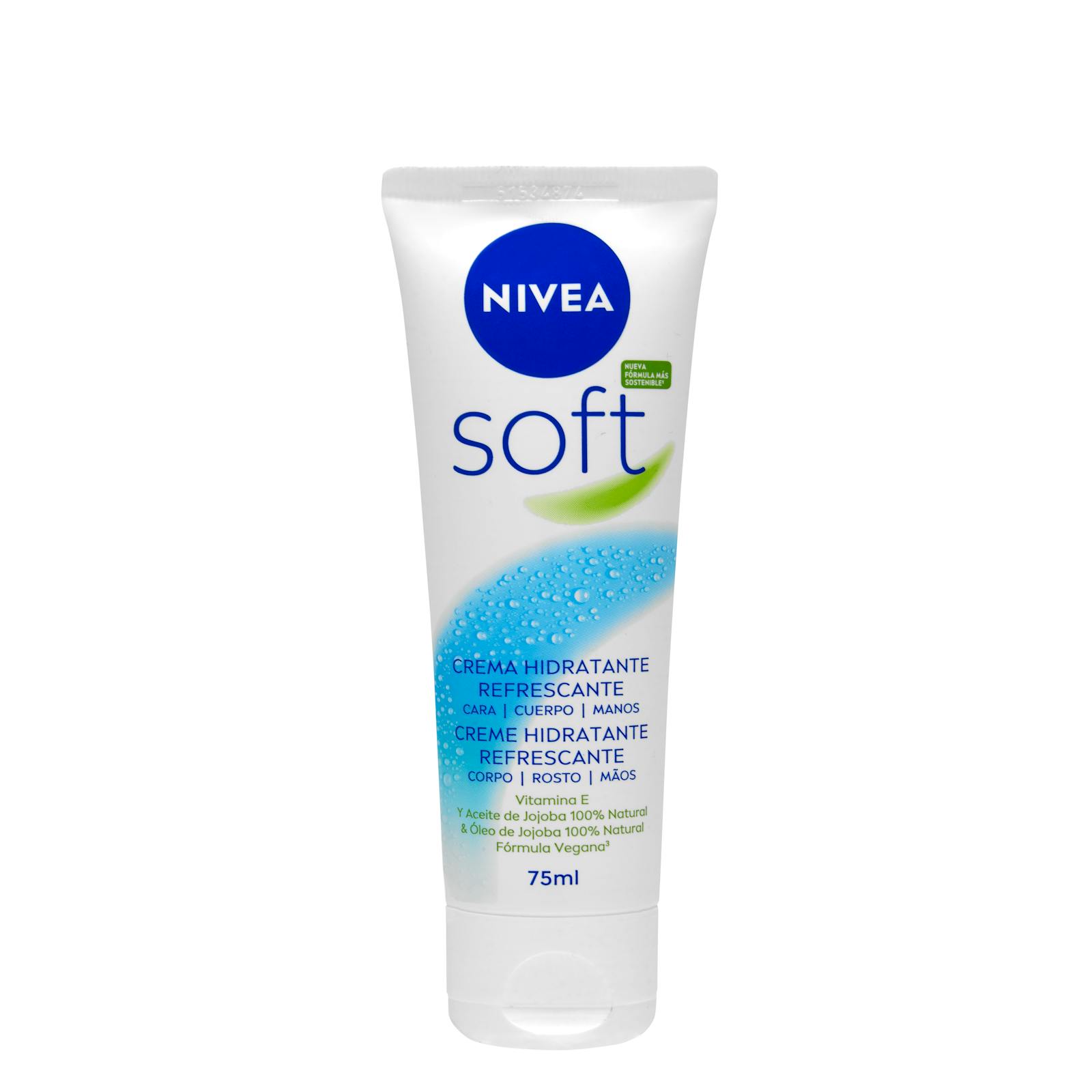 Crème hydratante intensive pour les mains, le visage et le corps Nivea Soft